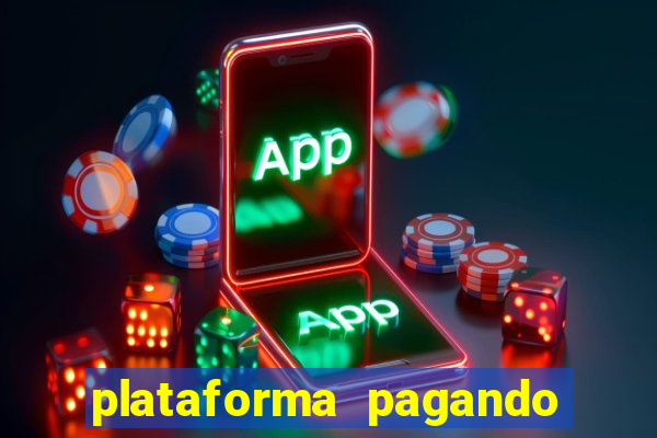 plataforma pagando bonus no cadastro